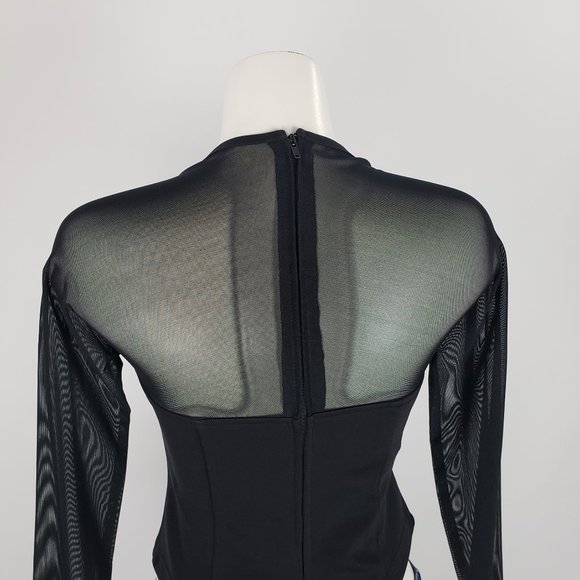 Ribkoff Trends Black Striped Top Size 8 - Picture 7 of 10